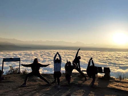 Niru Yoga Homestay with hiking sunrise hike Nagarkot 2110m retreat (6) Best yoga retreat in Nepal