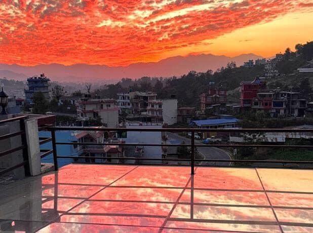 Authentic yoga retreat near Bhaktapur with peaceful village and nature