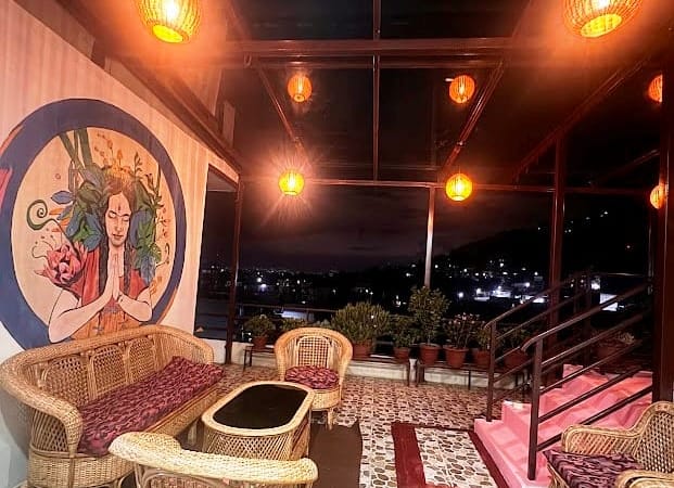 rooftop at Niru Yoga Homestay Retreat in Nagarkot, Nepal