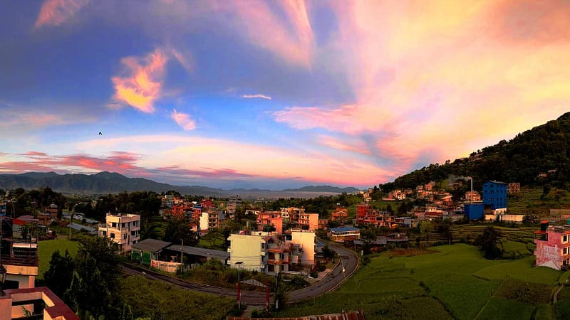 Niru Yoga Homestay with hiking sound healaing retreat Summer view.